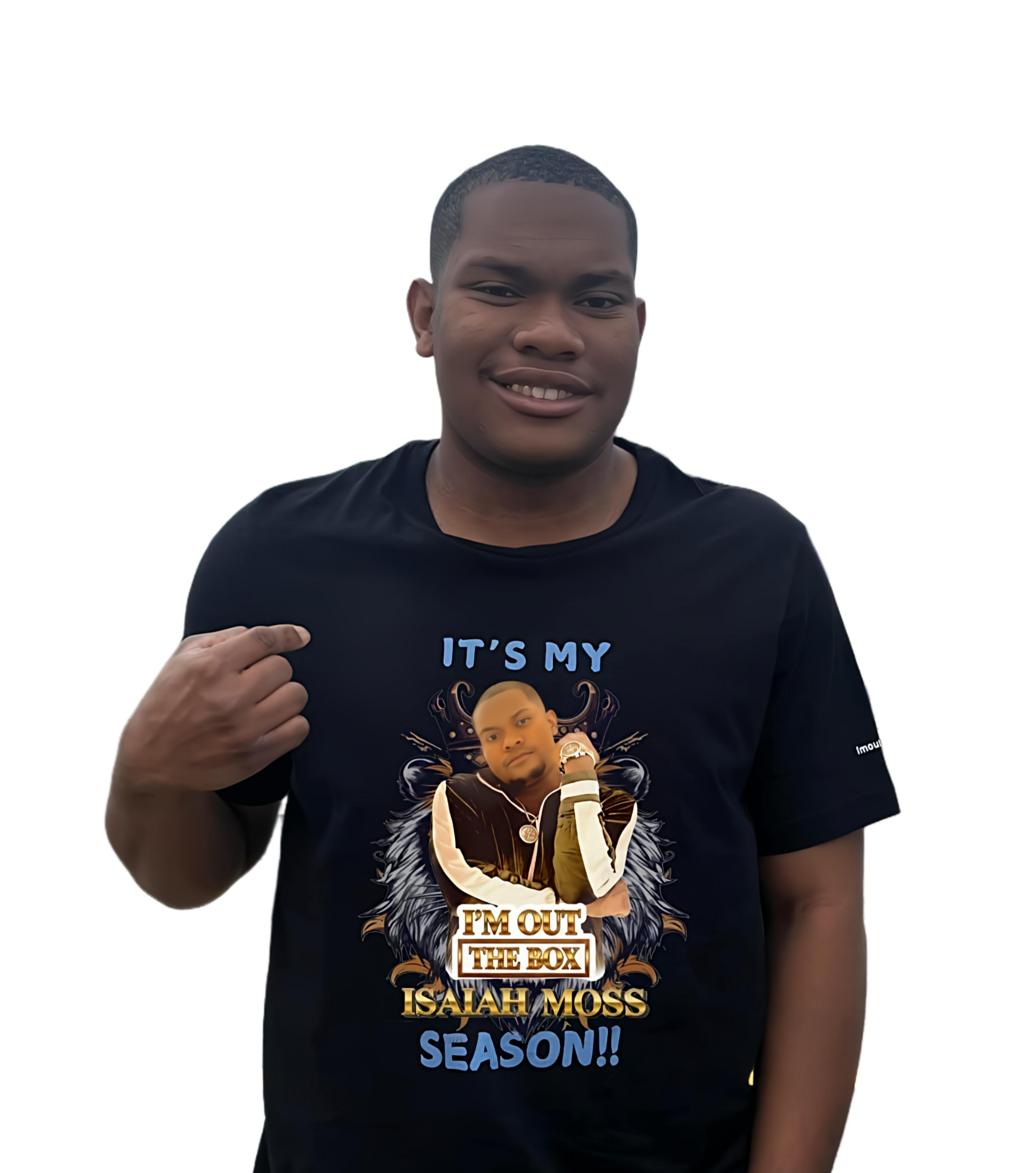 Isaiah Moss “Out The Box Season” Graphic T-Shirt – Black Unisex Tee (Limited Edition)