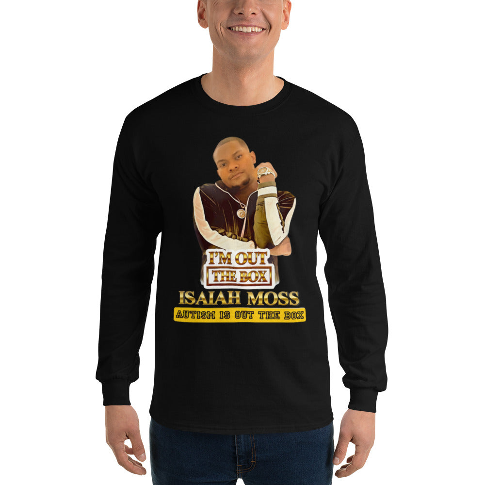 Isaiah Moss “I’m Out The Box” Black Long Sleeve Shirt